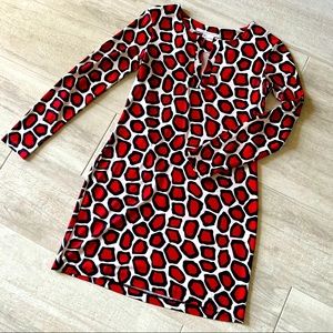 DVF 100% silk dress